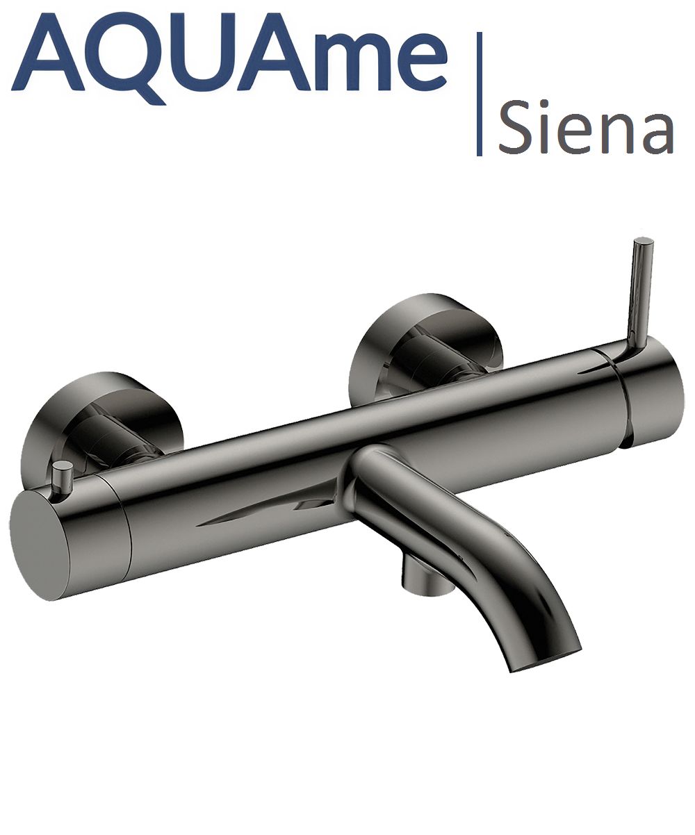 Смеситель для ванны AQUAme Siena темный металл AQM6212GM