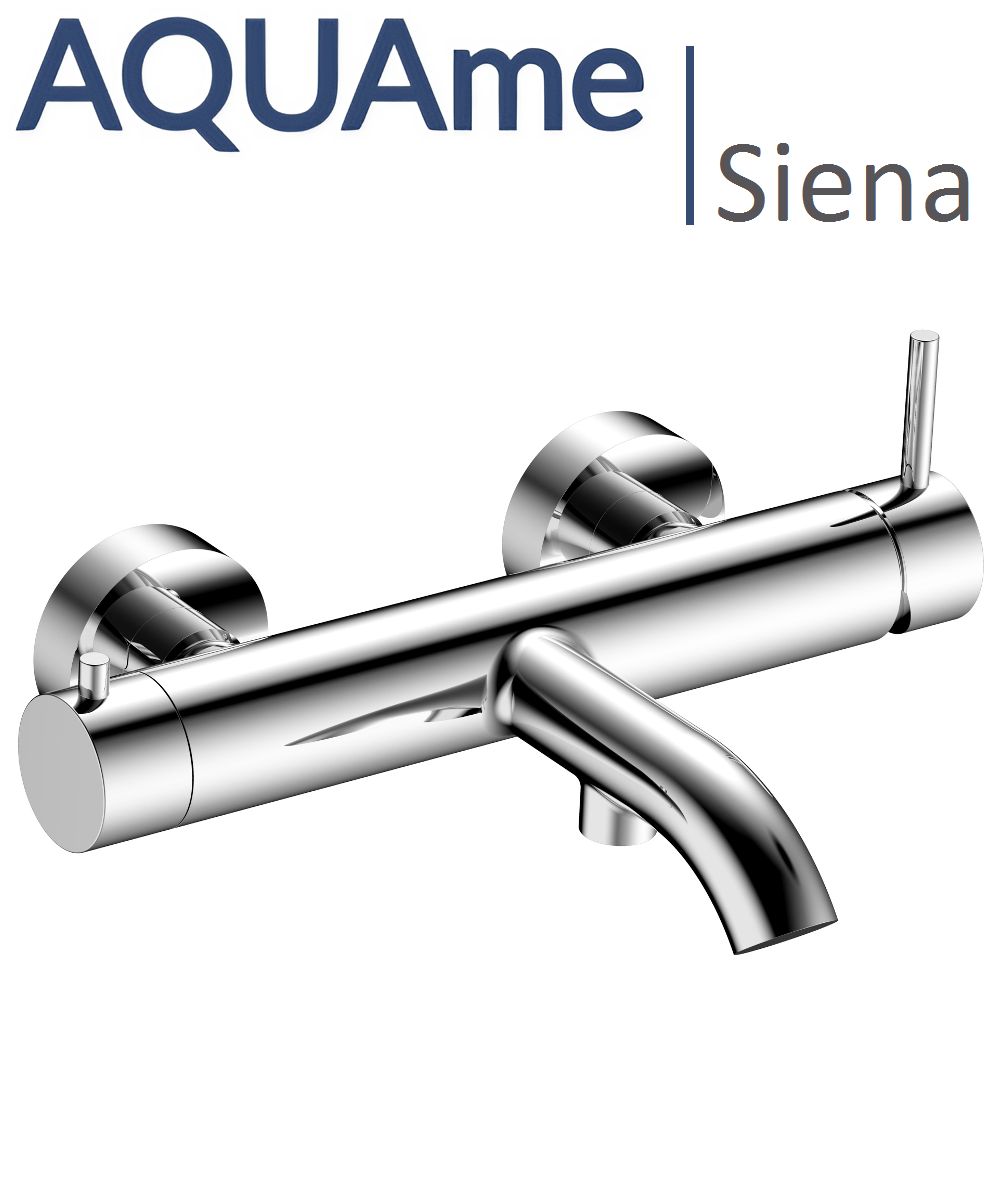Смеситель для ванны AQUAme Siena полированный хром AQM6212CR